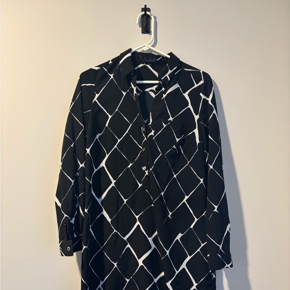 The Limited Black and White Checkered Women’s Dress